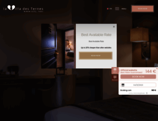 hotelternes.com screenshot