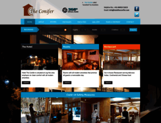 hoteltheconifer.com screenshot
