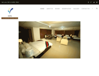 hoteltherahmaniaintl.com screenshot