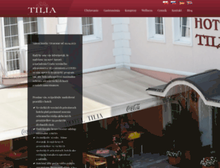 hoteltilia.sk screenshot