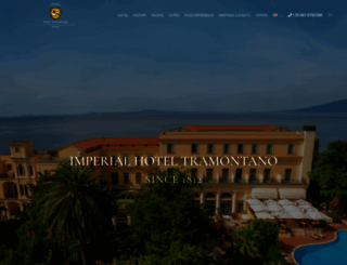 hoteltramontano.com screenshot
