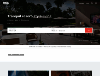 hoteltravel.com.au screenshot