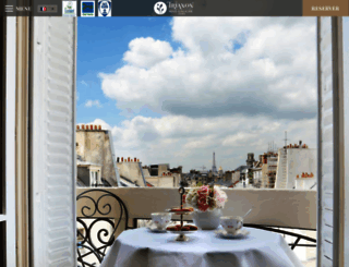 hoteltrianonrivegauche.com screenshot