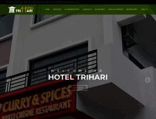 hoteltrihari.com screenshot
