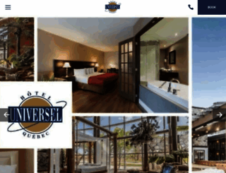 hoteluniversel.qc.ca screenshot