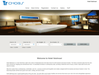 hotelvaishnaoi.chobs.in screenshot