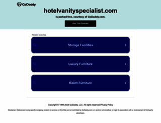 hotelvanityspecialist.com screenshot