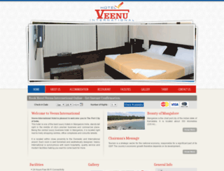 hotelveenuinternational.com screenshot