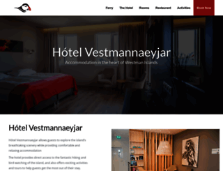 hotelvestmannaeyjar.is screenshot