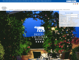 hotelvictoriaroma.com screenshot