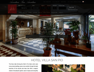 hotelvillasanpio.com screenshot