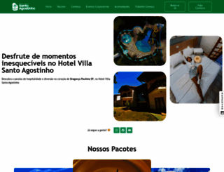 hotelvillasantoagostinho.com.br screenshot