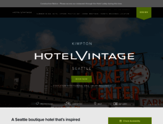 hotelvintage-seattle.com screenshot