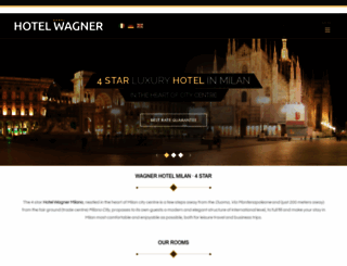 hotelwagnermilano.it screenshot