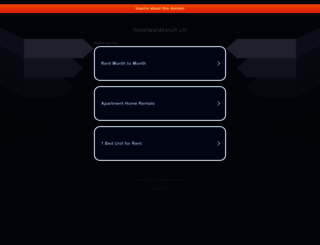 hotelwaldesruh.ch screenshot