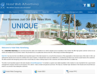 hotelwebadvertising.com screenshot