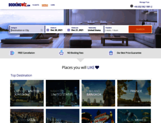 hotelwhiz.com screenshot