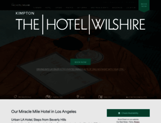 hotelwilshire.com screenshot