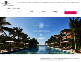 hotelxcaretmexico.com screenshot