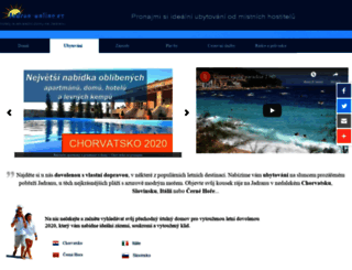 hotely.jadran-online.cz screenshot