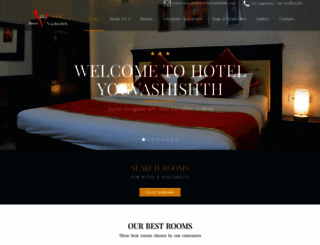 hotelyogvashishth.com screenshot