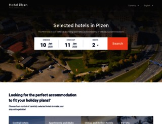 hotelyplzen.com screenshot