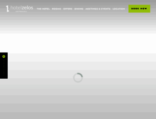 hotelzelos.com screenshot