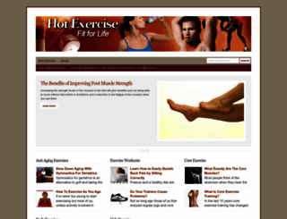 hotexercise.com screenshot