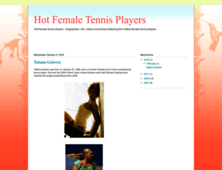 hotfemaletennisplayers.blogspot.com screenshot