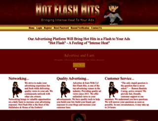 hotflashhits.com screenshot