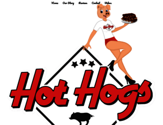 hothogsbbq.com screenshot