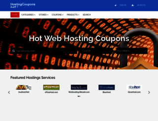 hothostingcoupons.com screenshot