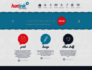 hotink.co.za screenshot