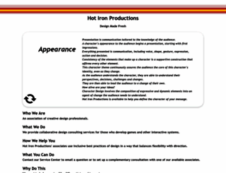 hotironproductions.com screenshot