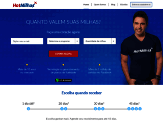 hotmilhas.com.br screenshot