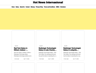 hotnewsinternational.com screenshot