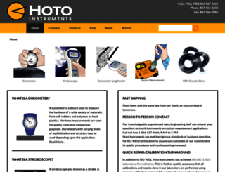 hoto-instruments.com screenshot