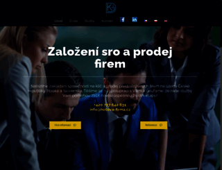 hotova-firma.cz screenshot