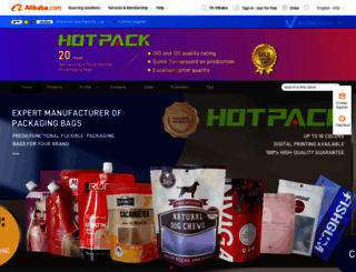 hotpacking.en.alibaba.com screenshot