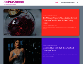 hotpinkchristmas.com screenshot