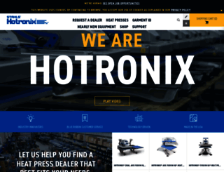 hotronix.com screenshot