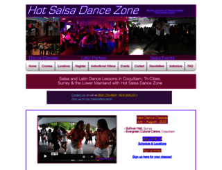hotsalsadancezone.com screenshot