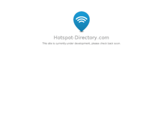 hotspot-directory.com screenshot
