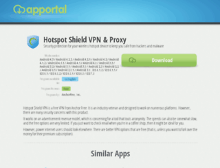 hotspot-shield-vpn.apportal.co screenshot