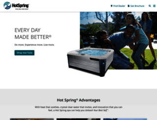 hotspringspas.com screenshot
