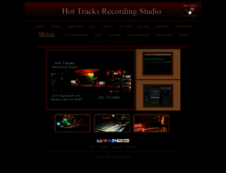 hottracksrecording.com screenshot
