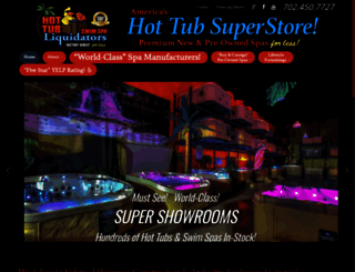 hottubliquidators.com screenshot