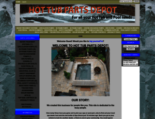 hottubpartsdepot.com screenshot