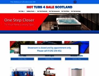 hottubs4salescotland.co.uk screenshot
