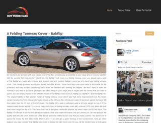 hottunedcars.com screenshot